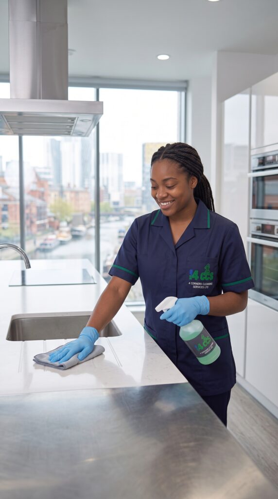 Residential house cleaning by 4 Corners Cleaning