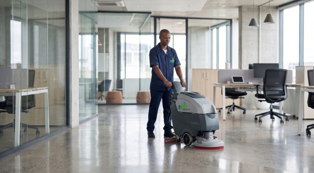 Commercial and domestic cleaning team from 4 Corners Cleaning