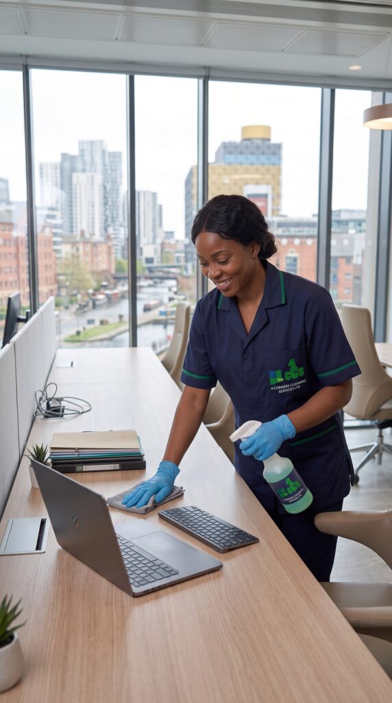 Commercial and office cleaning by 4 Corners Cleaning